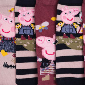 Σετ με τρίχρωμες κάλτσες με στάμπες peppa pig Name it 340808 4