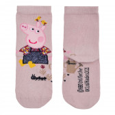 Σετ με τρίχρωμες κάλτσες με στάμπες peppa pig Name it 340809 5
