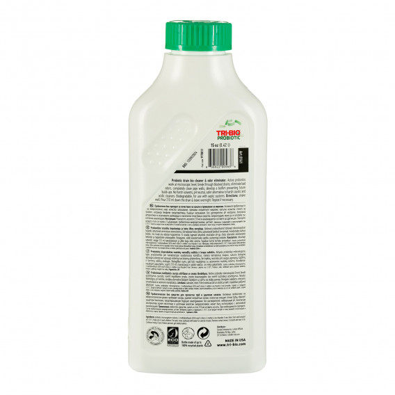 TRI-BIO Προβιοτικό οικολογικό παρασκεύασμα για απόφραξη λυμάτων 420 ml Tri-Bio 342358 2