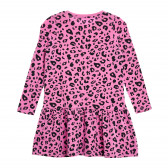 Φόρεμα με animal print, ροζ Name it 342459 4