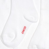 Σετ από δύο ζευγάρια λευκές κάλτσες Chicco 343022 2