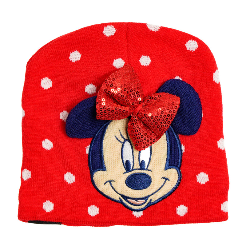 Καπέλο με κέντημα και κορδέλα Minnie Mouse, κόκκινο  343077