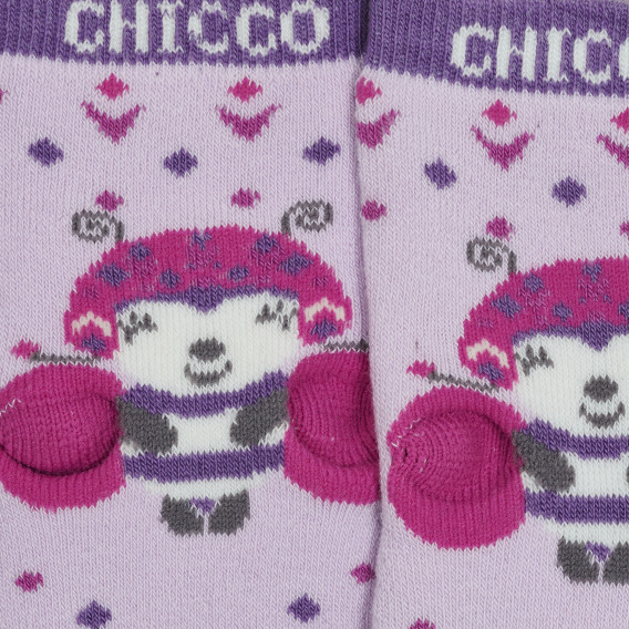 Κάλτσες μωρού για ένα κορίτσι πολύχρωμο Chicco 343791 2