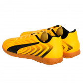 Κίτρινα αθλητικά παπούτσια τρεξίματος με μαύρες λεπτομέρειες Puma 344666 3
