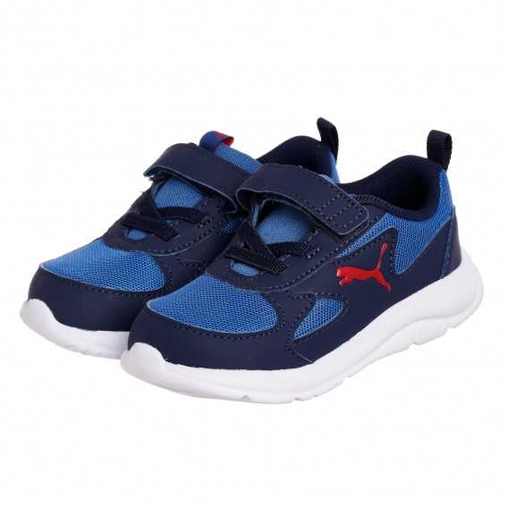 Αθλητικά παπούτσια, με κόκκινο το λογότυπο μάρκας, μπλε Puma 344732 3
