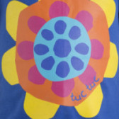 Βαμβακερό t-shirt για κορίτσι, με πολύχρωμo σχέδιο λουλούδι Tuc Tuc 34568 3
