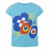 Βαμβακερό t-shirt με φλοράλ σχέδιο και πεταλούδα, για κορίτσι Tuc Tuc 34617 
