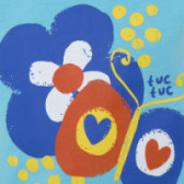 Βαμβακερό t-shirt με φλοράλ σχέδιο και πεταλούδα, για κορίτσι Tuc Tuc 34619 3