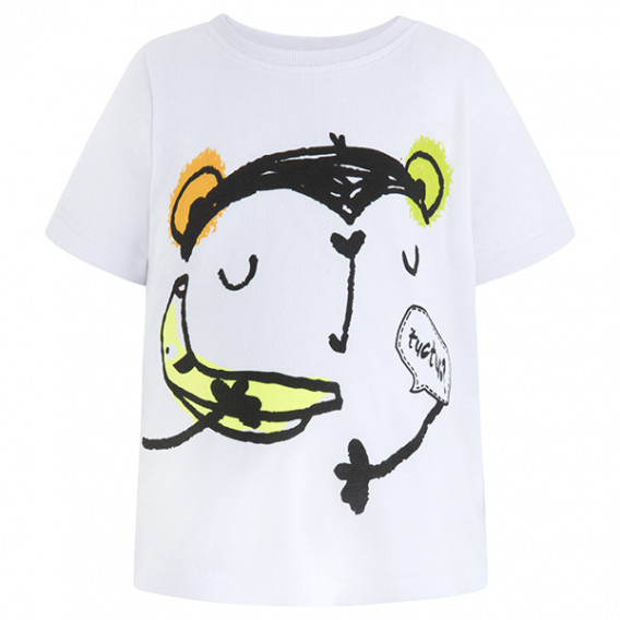 Βαμβακερό T-shirt με διασκεδαστικά τυπωμένα σχέδια, για αγόρι Tuc Tuc 34656 