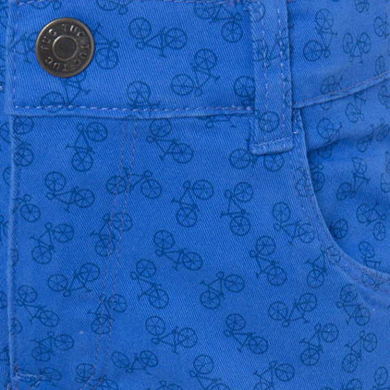 Μπλε βερμούδα με σχέδια ποδηλάτων, για αγόρι Tuc Tuc 34773 3