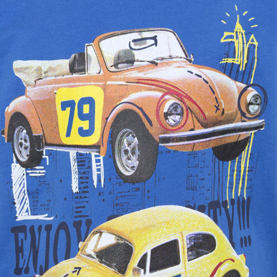 Βαμβακερό  t-shirt με στάμπα αυτοκίνητα, για αγόρι Tuc Tuc 34805 3