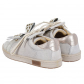 Δερμάτινα παπούτσια με κορδέλες, μπεζ Chicco 348139 5