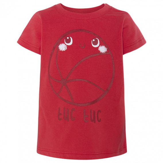 Βαμβακερό  t-shirt με στάμπα μπάλα, για αγόρι Tuc Tuc 34989 