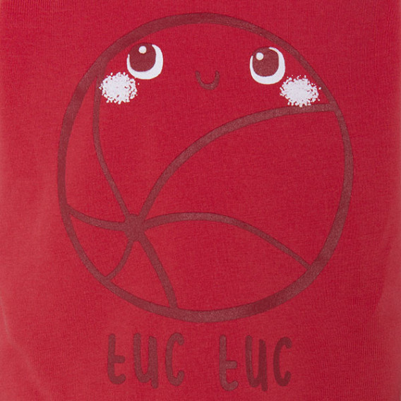 Βαμβακερό  t-shirt με στάμπα μπάλα, για αγόρι Tuc Tuc 34991 3
