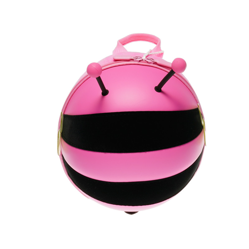 Μίνι σακίδιο με σχήμα μέλισσας και ζώνη που ασφαλίζει, σε ροζ χρώμα  35634