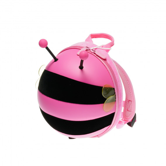 Μίνι σακίδιο με σχήμα μέλισσας και ζώνη που ασφαλίζει, σε ροζ χρώμα Supercute 35635 2
