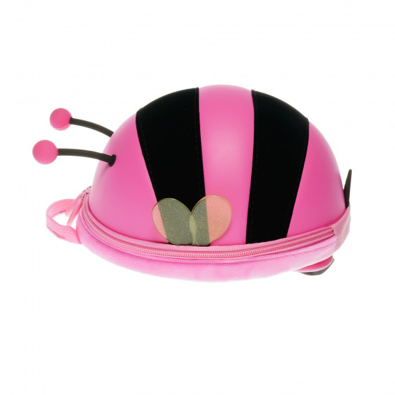 Μίνι σακίδιο με σχήμα μέλισσας και ζώνη που ασφαλίζει, σε ροζ χρώμα Supercute 35638 8