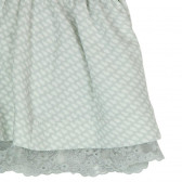Μακρυμάνικο φόρεμα με δαντέλα στο κάτω μέρος Boboli 3614 4