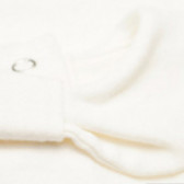 Βαμβακερό, μακρυμάνικο φορμάκι με γιακά σε λευκό χρώμα, για κορίτσι Chicco 36478 3