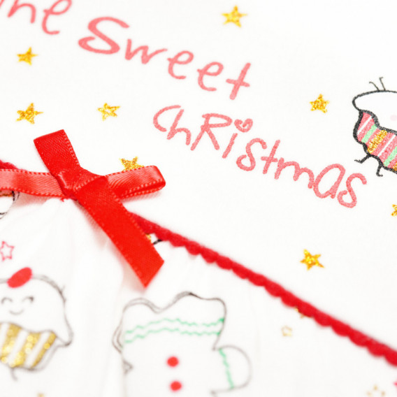 Βαμβακερή πιτζάμα με χριστουγεννιάτικα σχέδια, για κορίτσι Chicco 36521 6