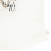 Βαμβακερή μπλούζα με τύπωμα λαγουδάκι για ένα κορίτσι Boboli 3665 4