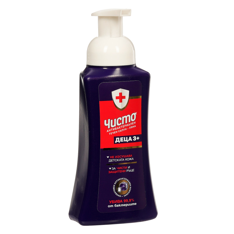 Αντιβακτηριδιακό υγρό σαπούνι - αφρός για παιδιά, 300 ml.   368635