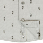 Βαμβακερό πουκάμισο για αγόρι, με μικρά κεντήματα Boboli 3689 4