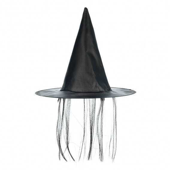 Καπέλο μάγισσας με μαλλιά για κορίτσια Fiesta Guirca 369404 