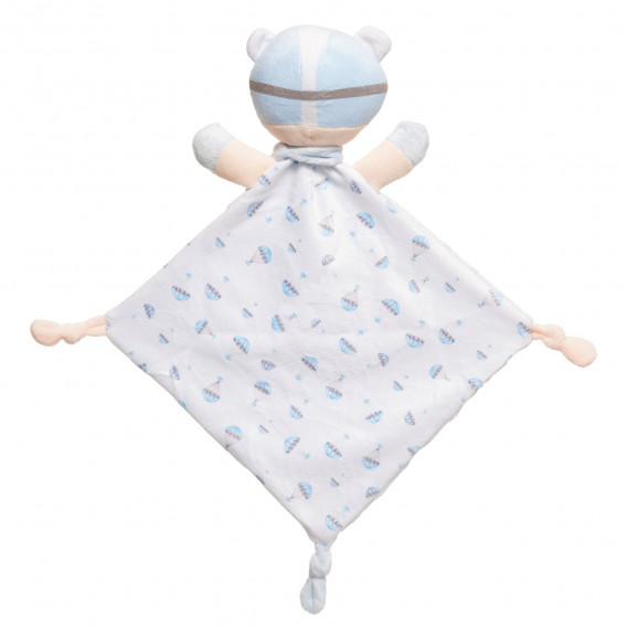 Απαλή πετσέτα αγκαλιάς PARACAIDISTA, σε μπλε χρώμα Inter Baby 369430 3