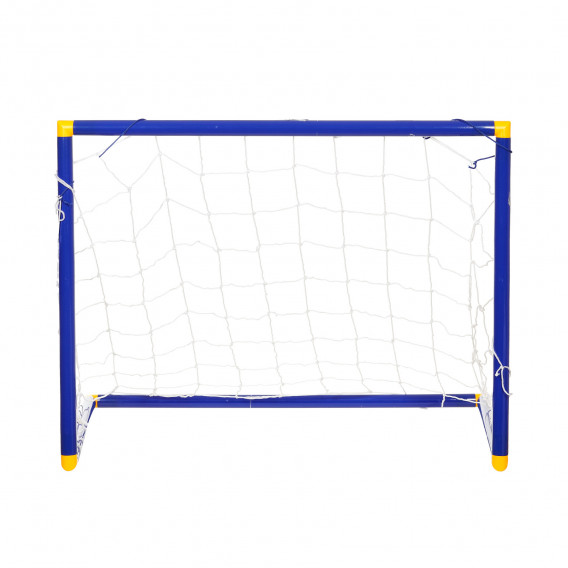 Παιδικό τέρμα ποδοσφαίρου με δίχτυ, διαστάσεις: 55,5 x 78,5 x 45,5 εκ, μπάλα και αντλία GT 369802 4