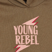 Φούτερ Young Rebel Name It, ανοιχτό καφέ, για κορίτσια Name it 369871 2
