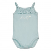 Βαμβακερή φόρμα τύπου αμάνικο για μωρά, ανοιχτό μπλε Pinokio 369984 2