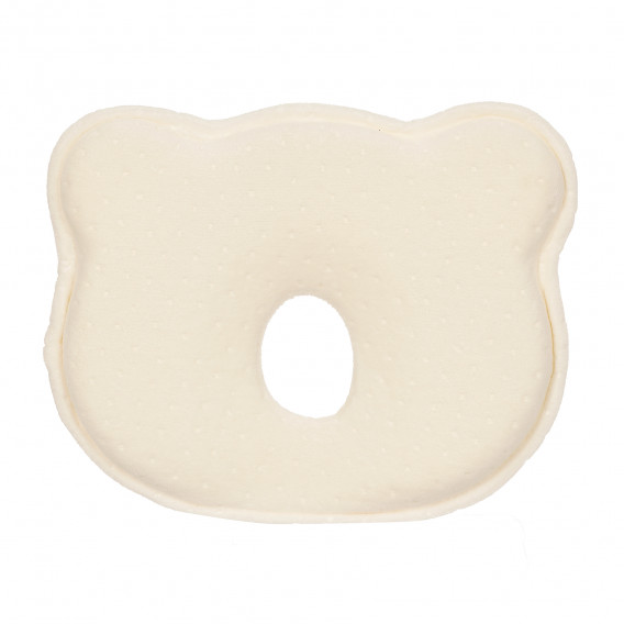 Βρεφικό μαξιλάρι σε σχήμα αρκούδας, λευκό Inter Baby 370019 2