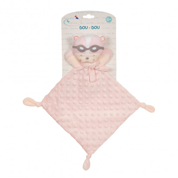 Απαλή πετσέτα αγκαλιάς PARACAIDISTA σε ροζ χρώμα Inter Baby 370022 