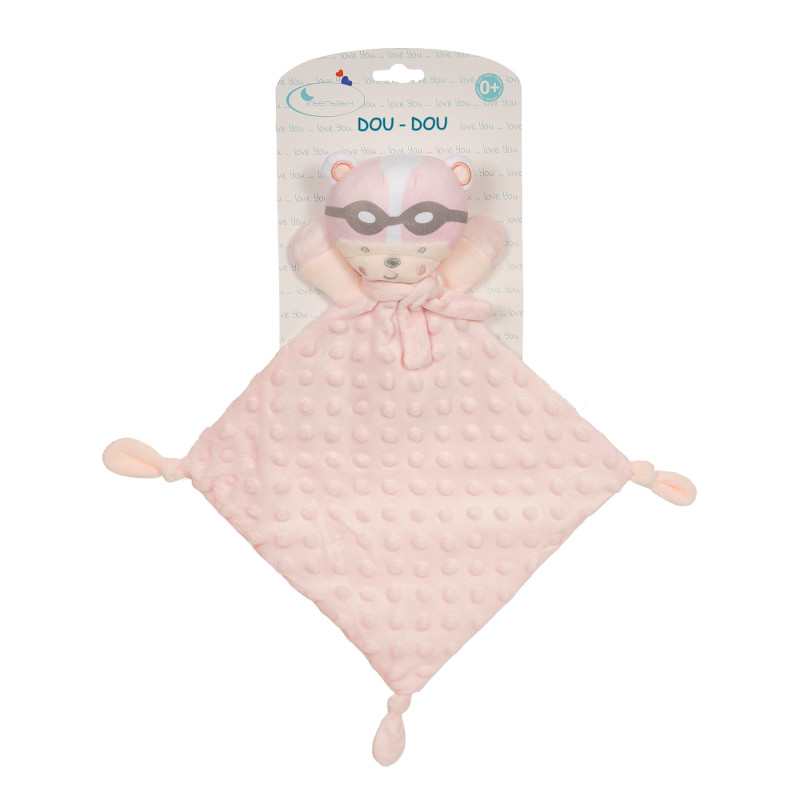 Απαλή πετσέτα αγκαλιάς PARACAIDISTA σε ροζ χρώμα  370022