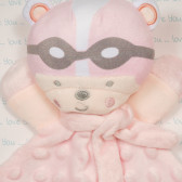 Απαλή πετσέτα αγκαλιάς PARACAIDISTA σε ροζ χρώμα Inter Baby 370023 2