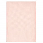 Βρεφική κουβέρτα 80 x 100 cm με απαλό αρκουδάκι, ροζ Inter Baby 370236 2