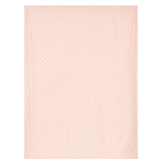 Βρεφική κουβέρτα 80 x 100 cm με απαλό αρκουδάκι, ροζ Inter Baby 370236 2