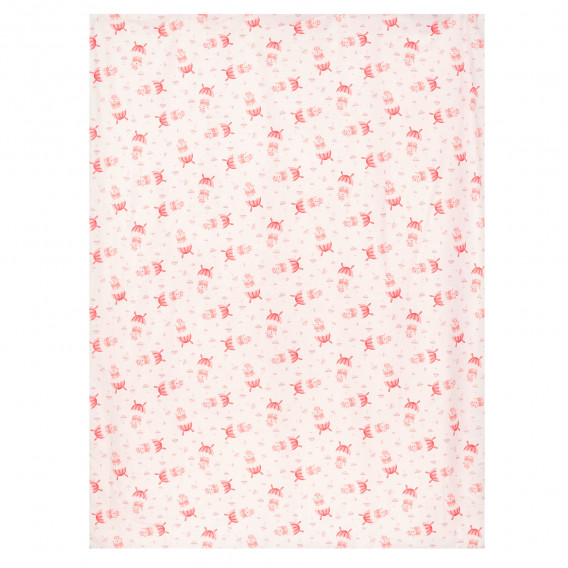 Βρεφική κουβέρτα 80 x 100 cm με απαλό παιχνίδι, σε ροζ χρώμα Inter Baby 370248 2