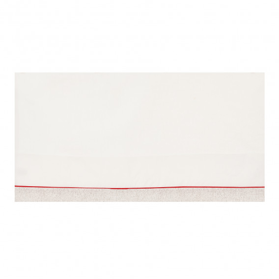 Καλοκαιρινό σετ σεντονιών PIRATA, 3 τεμαχίων, για κρεβάτι 60 x 120 cm, λευκό και γκρι Inter Baby 370313 6