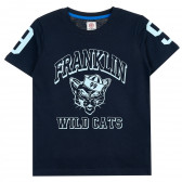 Βαμβακερό  t-shirt με στάμπα, για αγόρι Franklin & Marshall 371165 