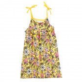 Φόρεμα με λουλουδάτο σχέδιο για κορίτσια κίτρινο Name it 371197 