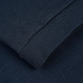 Μπλούζα από οργανικό βαμβάκι, με μακριά μανίκια, σκούρο μπλε Name it 371207 3