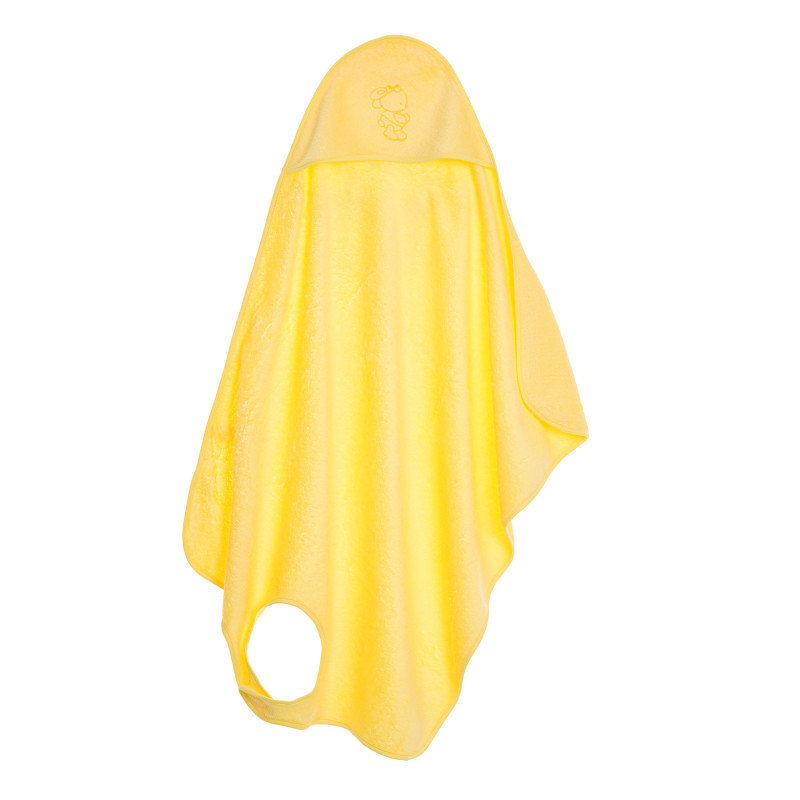 Βρεφική πετσέτα Duo 80 x 100 cm, κίτρινη  371371