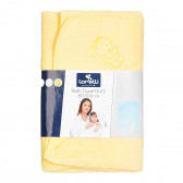 Βρεφική πετσέτα Duo 80 x 100 cm, κίτρινη Lorelli 371374 4