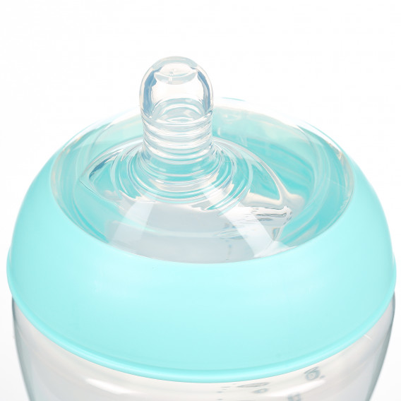 Μπουκάλι πολυπροπυλενίου Ultra, Μπλε 340 ml. με πιπίλα 2 σταγόνων,  για μωρό 0+ μηνών Tommee Tippee 371434 3