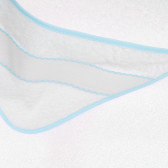 Βρεφική πετσέτα μπάνιου STICH, 100 x 100 cm, λευκή και μπλε Inter Baby 371473 3