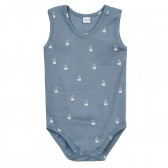 Βαμβακερή μπλούζα τύπου βαμβακιού για μωρό, μπλε Pinokio 371556 1