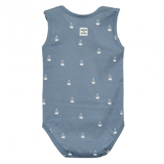 Βαμβακερή μπλούζα τύπου βαμβακιού για μωρό, μπλε Pinokio 371559 5