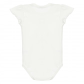 Βαμβακερό κορμάκι με σούφρες για μωρό, λευκό Pinokio 371578 5